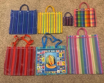 Mexican bags. Traditional market bags. Bolsa de Maya muy mexicana.