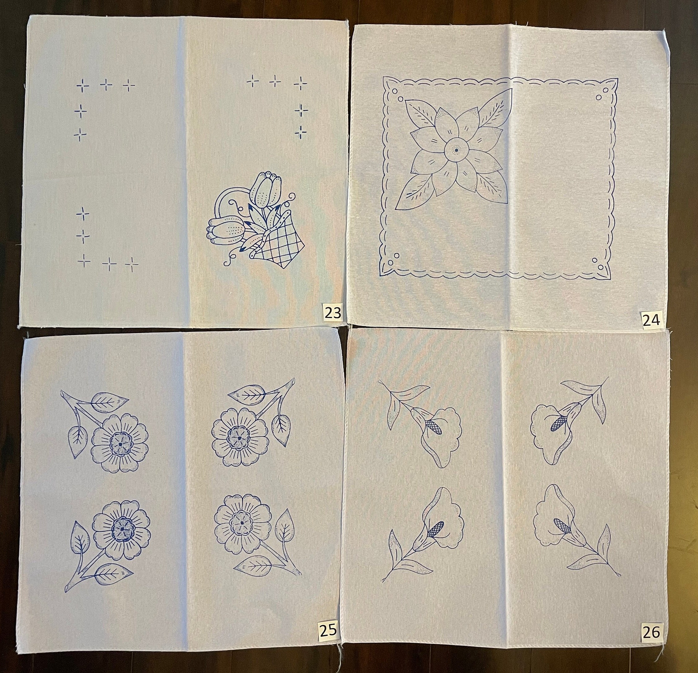 Embroidery Napkins. Servilletas Para Bordar. Servilletas De - Etsy