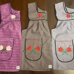 Mexican Apron. Traditional Apron. Mandil. Embroidered Apron. one size S and M….