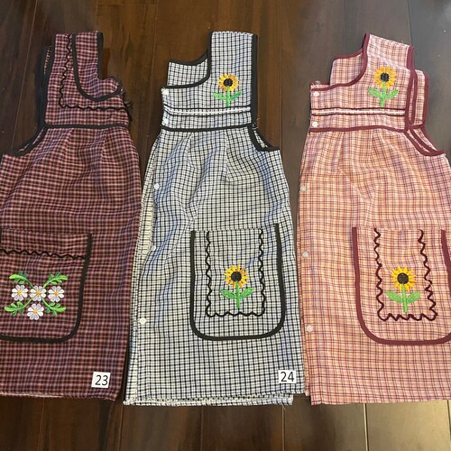 Mexican Apron. Traditional Apron. Mandil. Embroidered Apron. Etsy