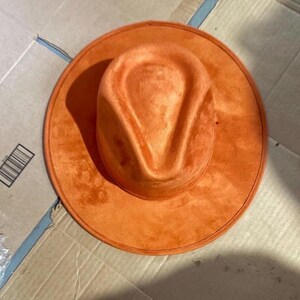 Sombrero mexicano. AMERICANA talla MEDIUM. Sombrero estilo vaquero con ala doblada. Sombrero de gamuza vegana.