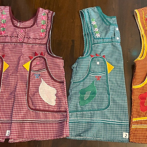 Mexican Apron. Traditional Apron. Mandil. Embroidered Apron. Etsy