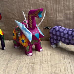 Alebrije of Oaxaca. Armadillo Alebrije.  Mexican Alebrije. Handmade. Home Decor.