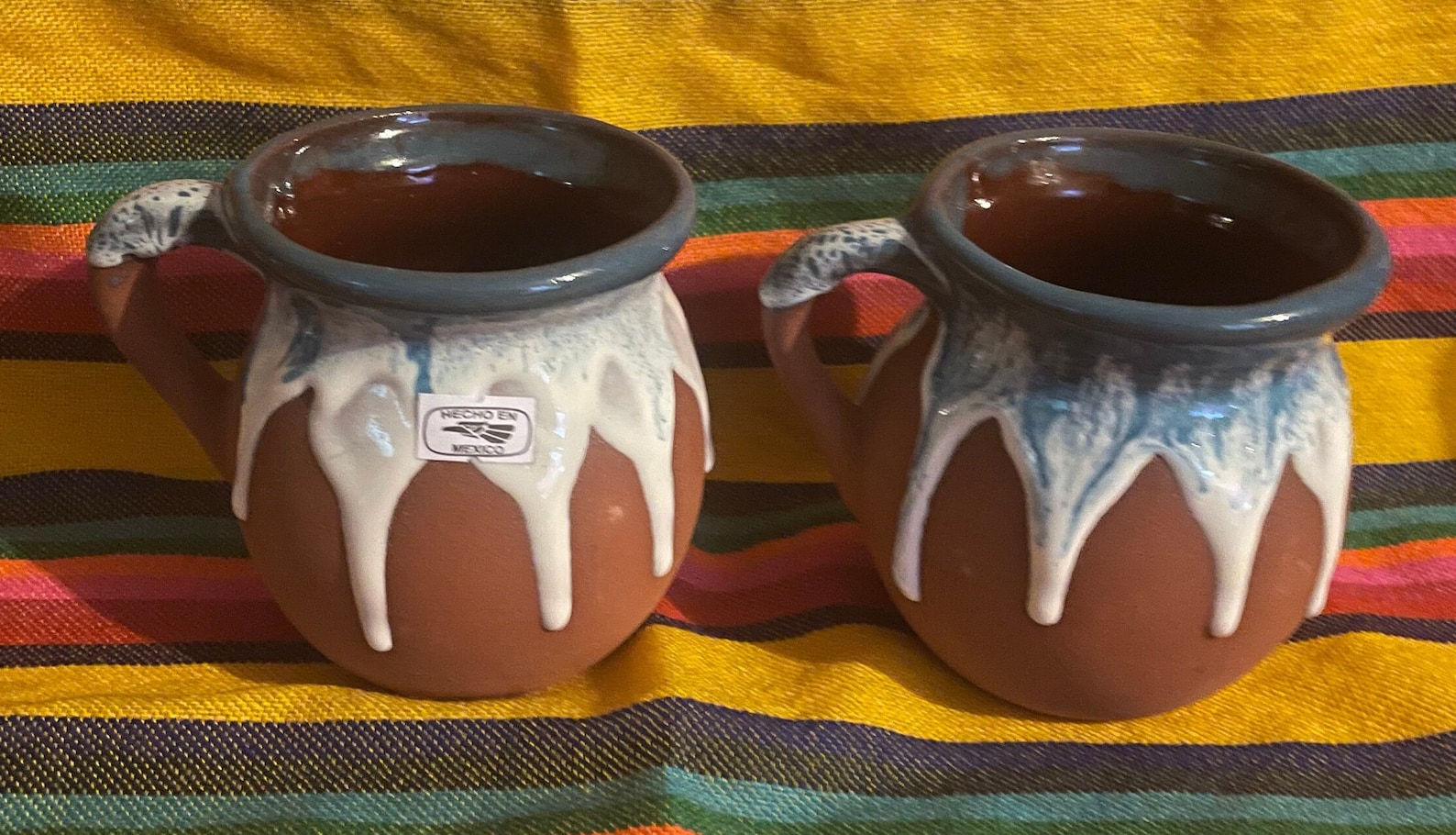 JARRITOS Mexican Coffee Mugs. Jarritos De Barro. Set of 2 Etsy