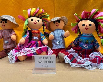 伝統的なメキシコ人形の飾り、装飾、敬老の日の贈り物、レレ人形