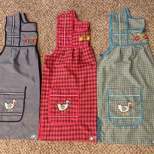 Mexican Apron. Traditional Apron. Mandil. Embroidered Apron. Size XL, XXL.