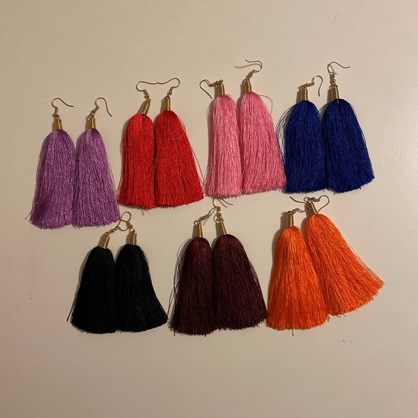 Tassel earrings that will look beautiful with any outfit.