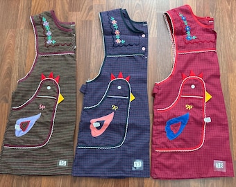 伝統的なメキシコ刺繍エプロン | スタンダードコレクション | ユニーク