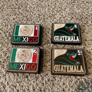 Billetera bordada. Billetera mexicana. Billetera MEXICO, GUATEMALA.