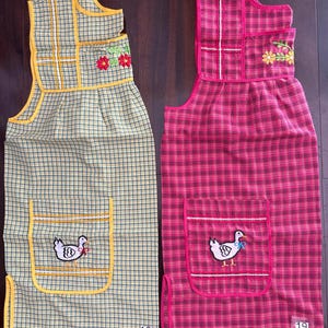 Mexican Apron. Traditional Apron. Mandil. Embroidered Apron. Size XL, XXL.