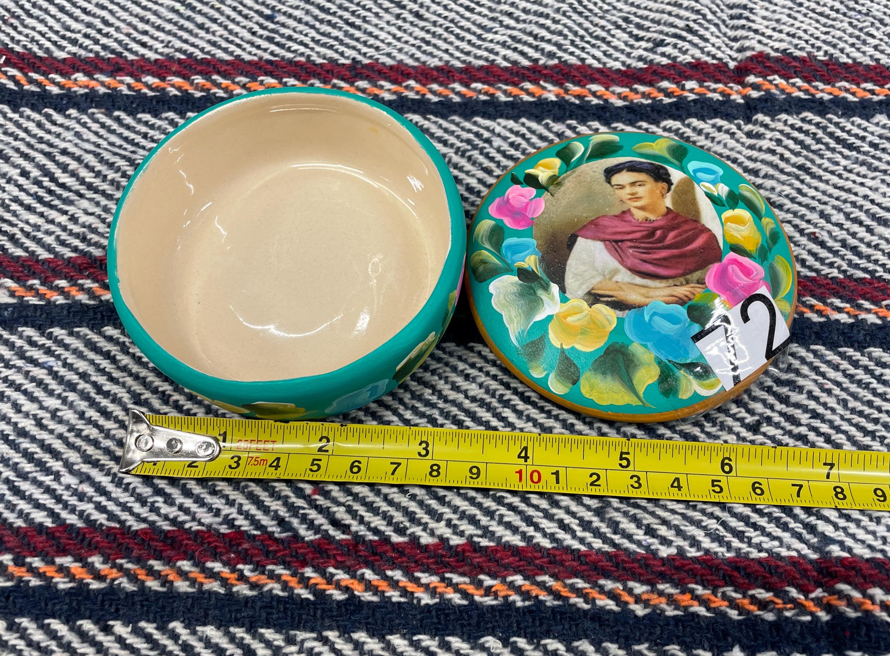 Boîte à Bijoux En Céramique Décor Mexicain - Vintage, Occasion