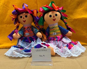手作りのレレ人形｜伝統的なメキシコの布人形、マサワ族にインスパイア