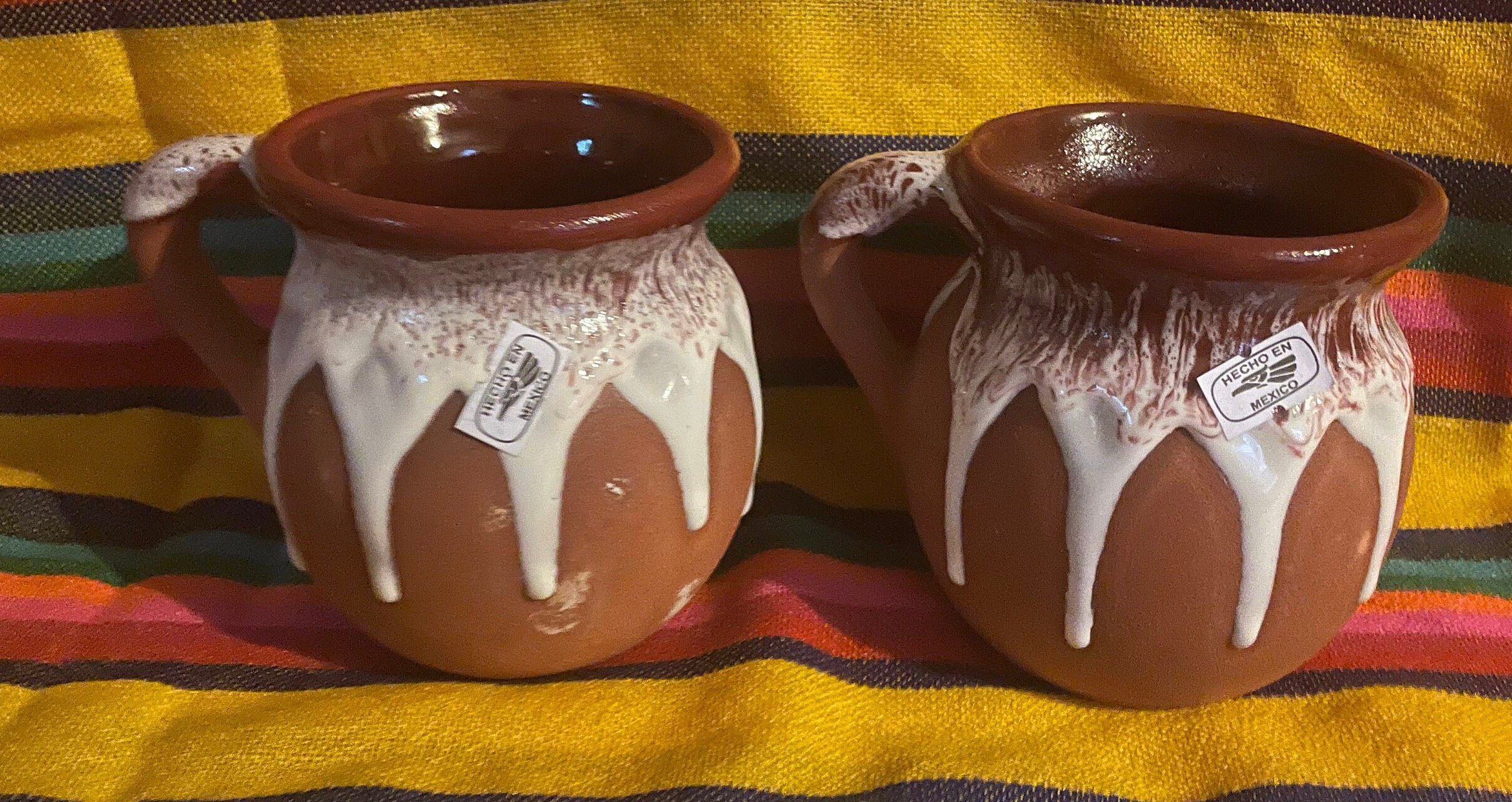 JARRITOS Mexican Coffee Mugs. Jarritos De Barro. Set of 2 Etsy