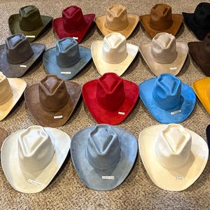 Mexican hat. WESTERN (ARROW) wide brim cowboy. Size LARGE. Vegan Suede hats.