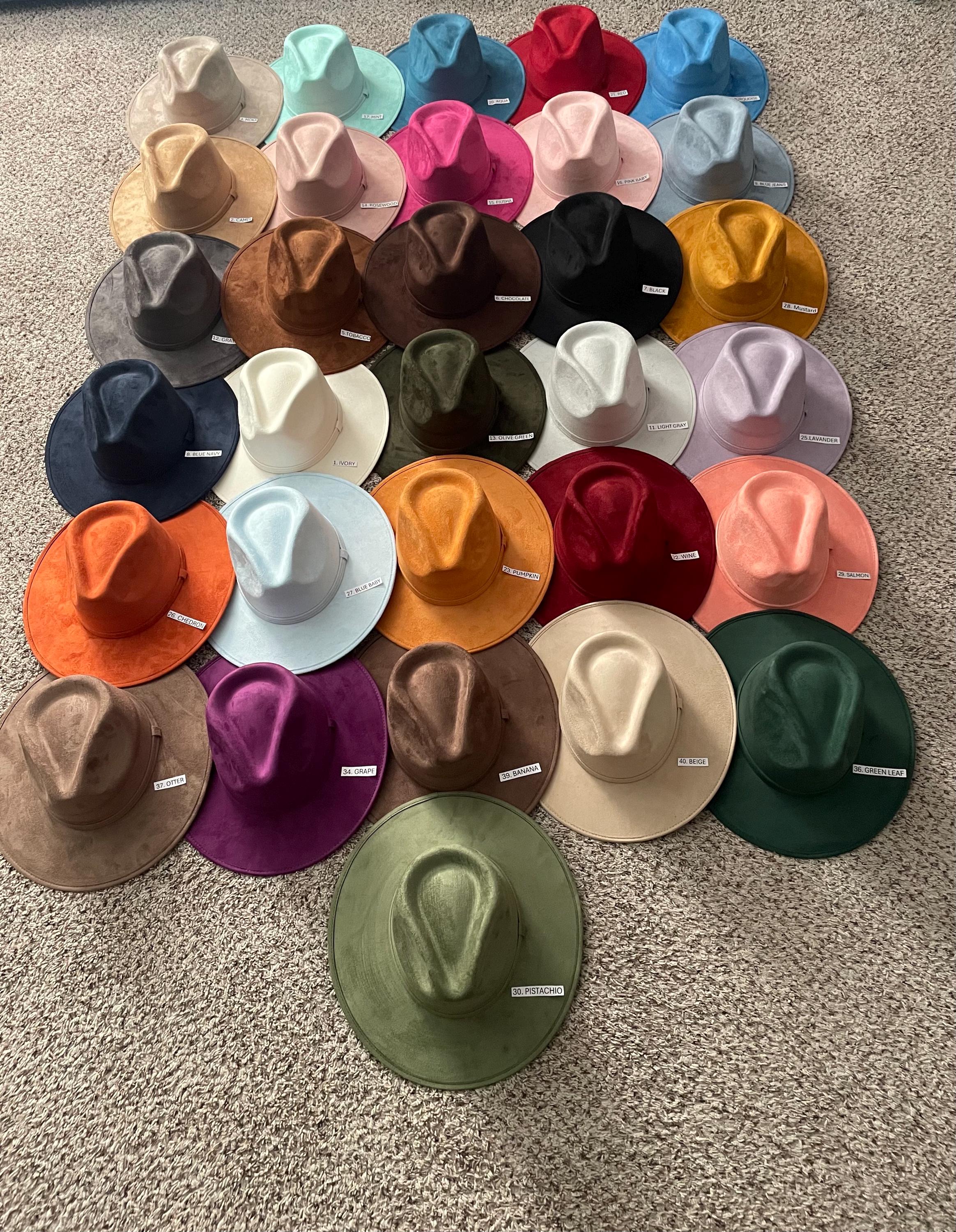 Mexican Hat. LARGE FEDORA MODEL. Hat With a Flat Brim. Vegan 