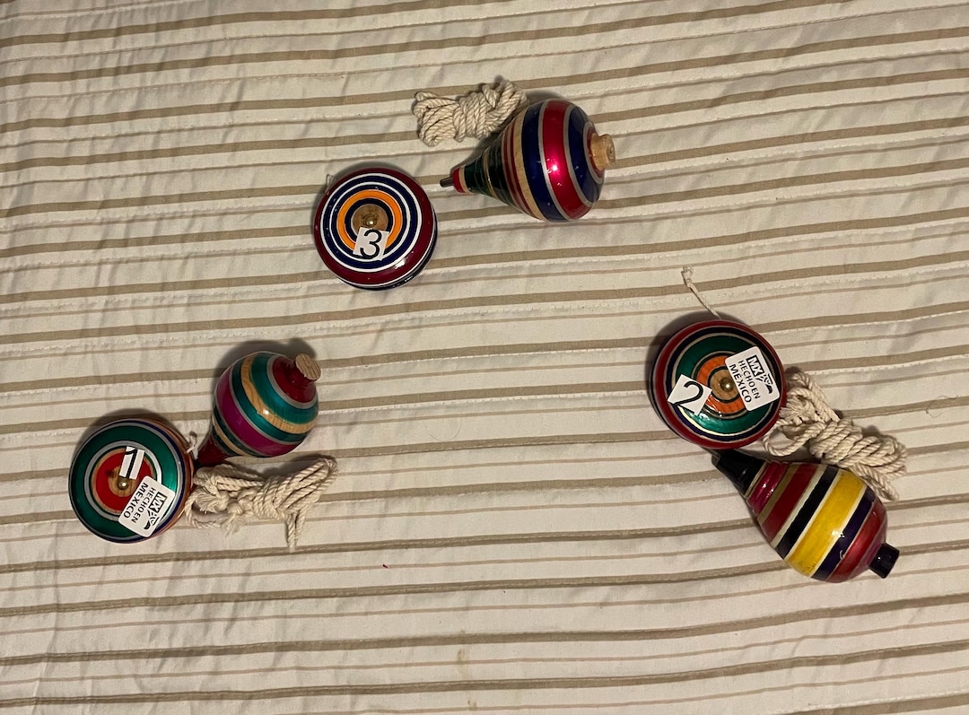 Tradicional Mexicano Tablitas Magicas De Madera Juguetes De Balero