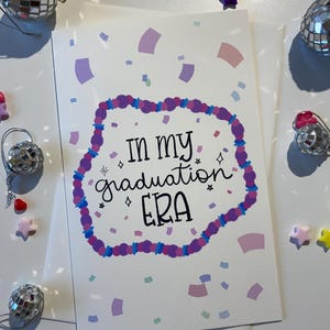 In my graduation era / Graduation era / Graduation friendship bracelet / Graduation card
