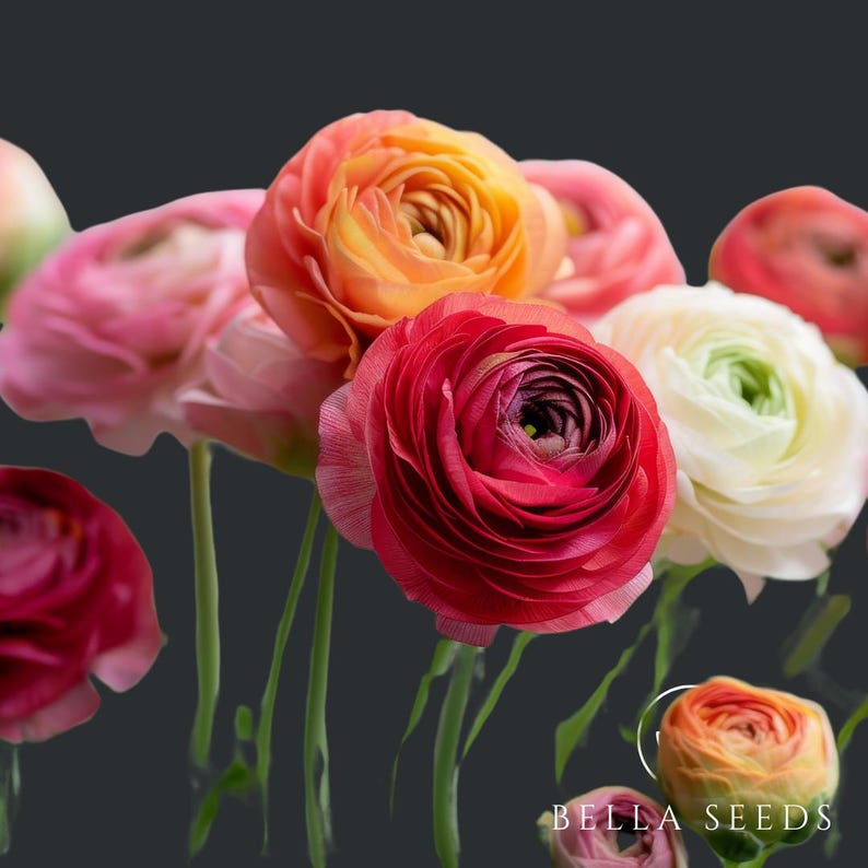 Tecoye Ranunculus Tecolote Mix Ranunculus Corms, 5-6 Cm,ranunculus Corms, Persian ...