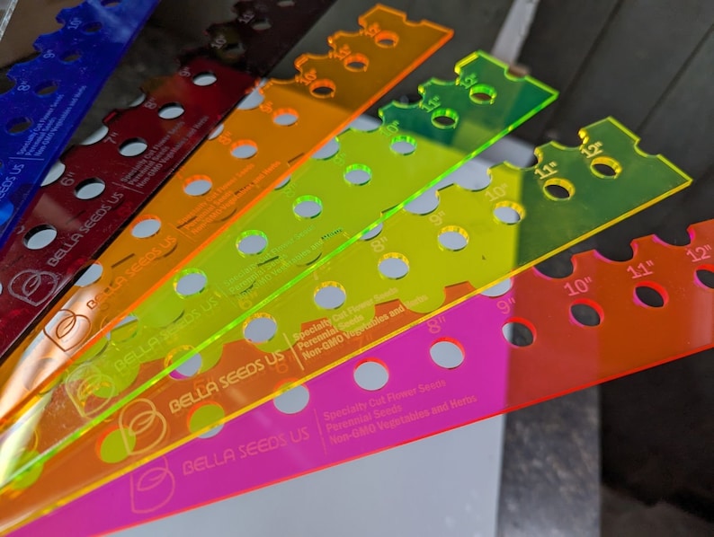 Herb Ruler Seed Spacing Ruler: Precision Planting Tool - Etsy
