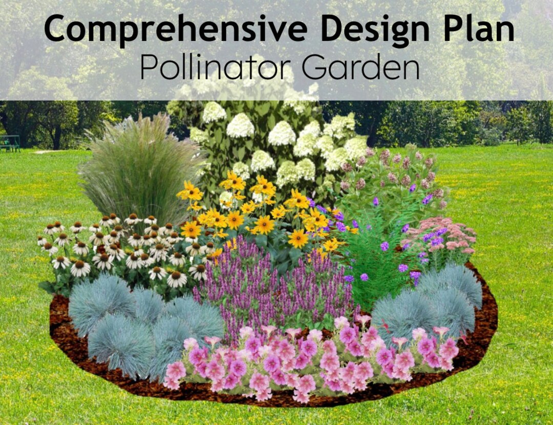 Pollinator Garden, Comprehensive Design Plans With Cost Estimate, Easy ...