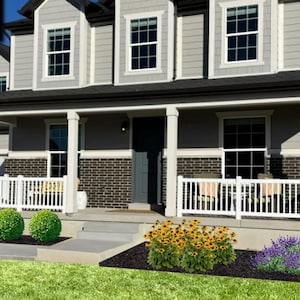 Premade Simple Landscape Plan for Front Beds, Low Maintenance, Easy to Grow, Perennial Flowerbed Plans, Zones 5-9