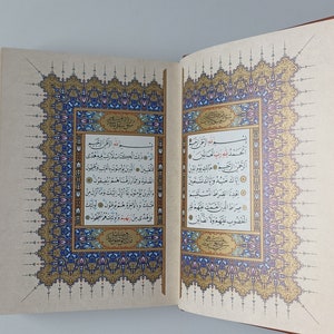 mushafı sherif coran kareem quran qoran gifted islamic arabic calligraphy rare book