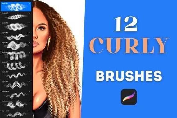 12 Procreate Curly Hair Brushes for Easy and Fast Drawing - Etsy Australia 12 Procreate Curly Hair Brushes for Easy and Fast Drawing - Etsy Australia