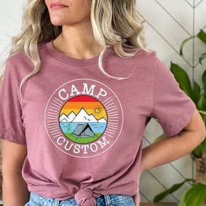 Custom Camp T-Shirt: Family Camping Crew Shirt