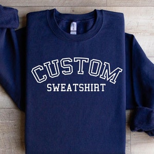 Custom Sweatshirt, Retro Sweatshirt, Custom Quote, Vintage Sweatshirt, College Letters Sweatshirt, Oversized, mrs shirt, fall crewneck