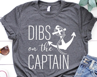 Dibs on the Captain Shirt: Funny Boating Gift