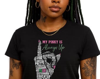 AKA Sorority T-Shirt: African American Women Pearls - 1908