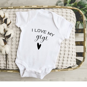 I Love My Gigi Gerber Onesie® - Grandma Gift