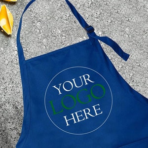 Custom Logo Apron: Personalized Chef, Restaurant, or BBQ Apron