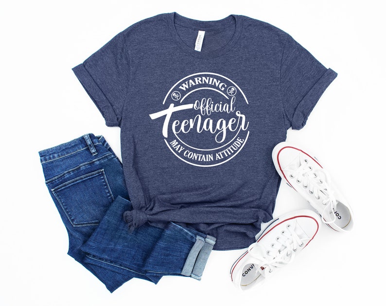 Avertissement Chemise officielle pour adolescents : t-shirt 13e anniversaire image 3
