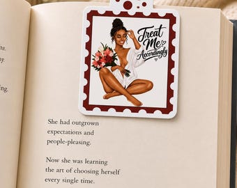 Magnetic Bookmarks for Black Women, Black Women Gifts, Self-Love Gifts for Her, Cute Page Marker, Reader Gift, New Business Reader Gift