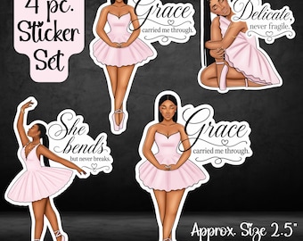 Motivational Sticker for Women, Die Cut Sticker, Gift for a Black Woman, Kindle Decal, Black Art, Planner Stickers, Sticker Sets, Washi Tape