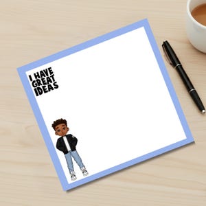 Post-It Notes for Readers, Black Boys Gifts,  Gift for Son, Good Grades Gift, Sticky Notes for Little Readers, Affirmations, Back to School