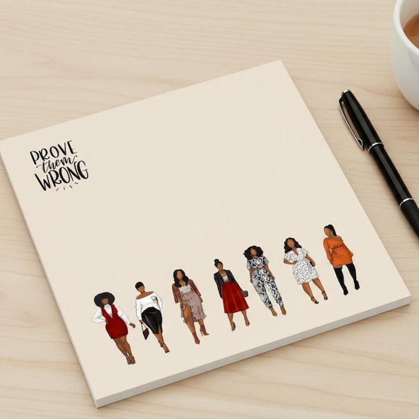 Notas Post-it para lectores, Regalo para una mujer negra, Regalos de amor propio, Afirmación diaria de autocuidado, Regalo para un nuevo negocio, Notas adhesivas para lectores