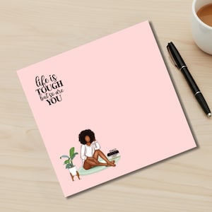 Post-It Notes for Readers, Black Women Gifts, Gift for a Black Woman, Self Care Affirmations, New Business Gift, Sticky Notes for Readers