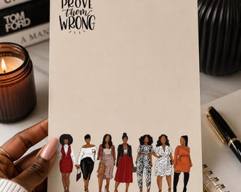 Post-It Notes for Readers, Gift for a Black Woman, Self-Love Gifts, Daily Self Care Affirmation, New Business Gift, Sticky Notes for Readers