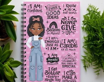 Affirmations Journal for Black Girls, Self-Love Gift