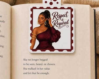 Magnetic Bookmarks for Black Women, Black Women Gifts, Self-Love Gifts for Her, Cute Page Marker, Reader Gift, New Business Reader Gift