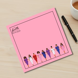 Post-It Notes for Readers, Black Women Gifts, Pastor Appreciation Gifts, Self Care Affirmations, Christian Gift, Sticky Notes for Readers