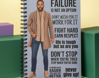 Journal for Black Men, Affirmations for Black Men, Birthday Gift for Him, Motivational Notebook for Black Men, Graduation Gift for Black Men