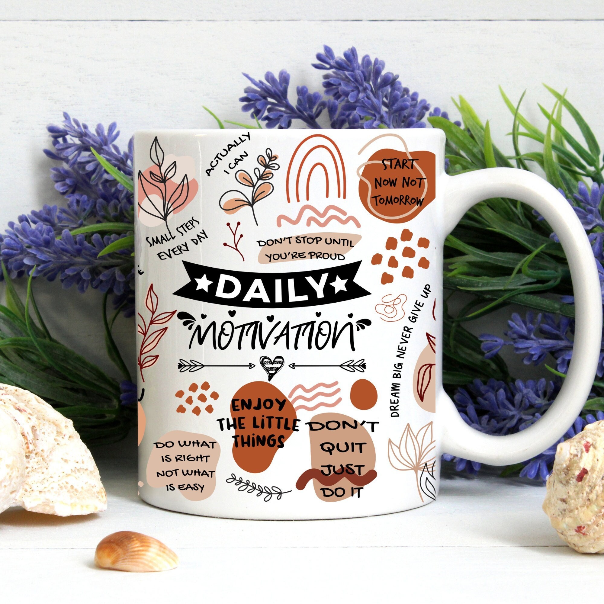 Kaffeetasse zur täglichen Motivation, Afroamerikanische Geschenke, Keramiktasse, Geburtstagsgeschenkideen, Geschenke für Sie, Kaffee und Tee, Muttertagsgeschenk