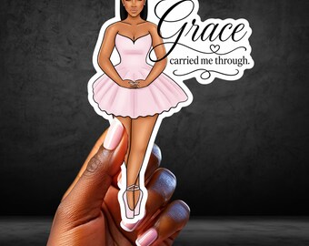 Motivational Sticker for Women, Die Cut Sticker, Gift for a Black Woman, Kindle Decal, Black Art, Planner Stickers, Sticker Sets, Washi Tape