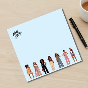 Post-It Notes for Readers, Black Women Gifts, Self-Love Gifts, Daily Self Care Affirmations, New Business Gift, Sticky Notes for Readers