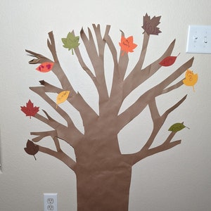 Thankful Tree Thanksgiving Activity, Grateful Tree