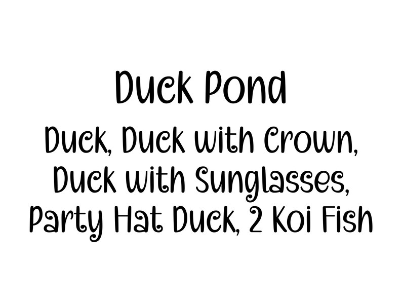 Duck Pond Sensory Garden, Sensory Bin Set, Mini Resin Worlds, Sensory ...
