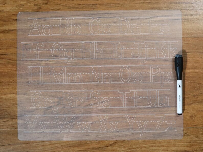 Dryerase Tracing Mats Tracing Mats Tracing Board Number Etsy